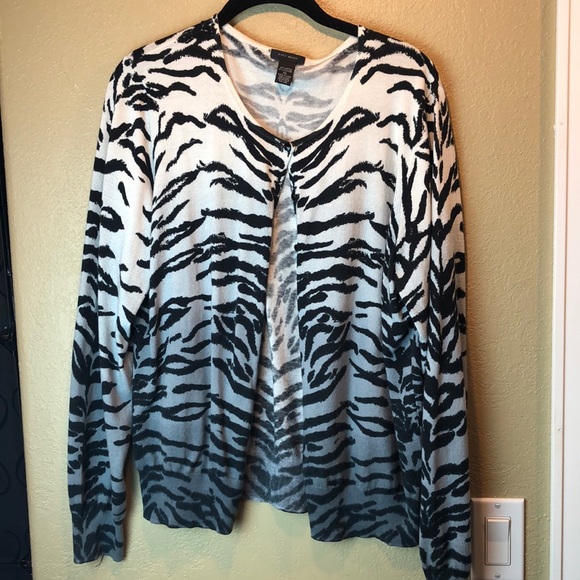 Mine Cashmere Mix Animal Print 